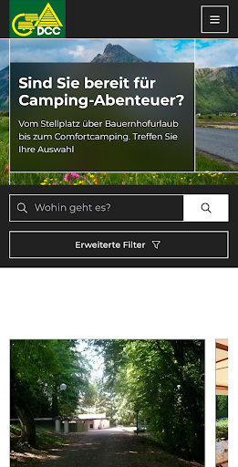 Android application DCC Camping Guide screenshort