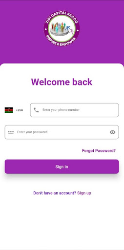 Android application Zidi Capital screenshort