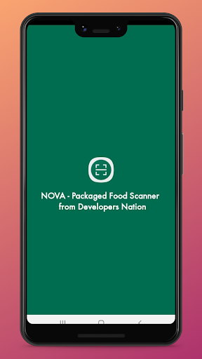 NOVA - Packaged Food Scanner Screen 2