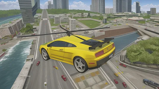 Flying Car Simulator Car Game