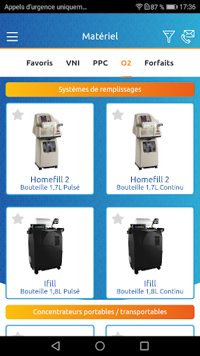 VitalAire Respiratoire Screen 2