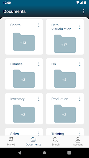 Android application TARGIT Decision Suite screenshort
