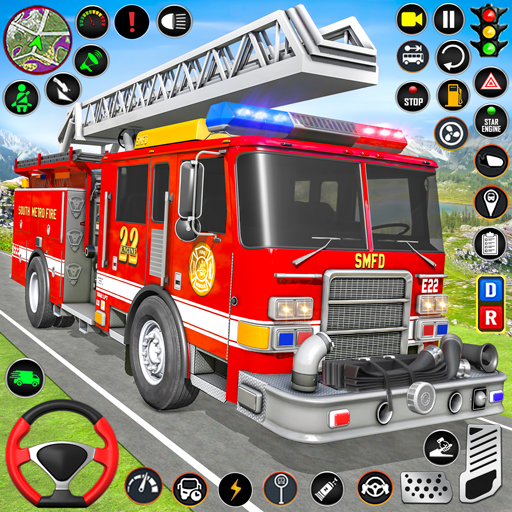 Firefighter: FireTruck Games  Icon