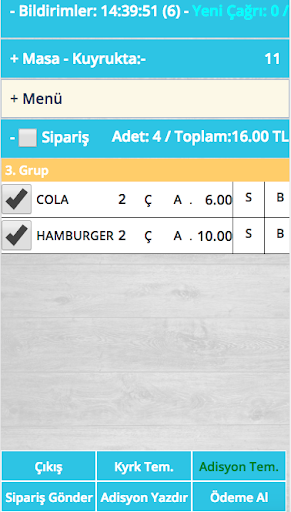 Elektra Pos Restaurant Manager