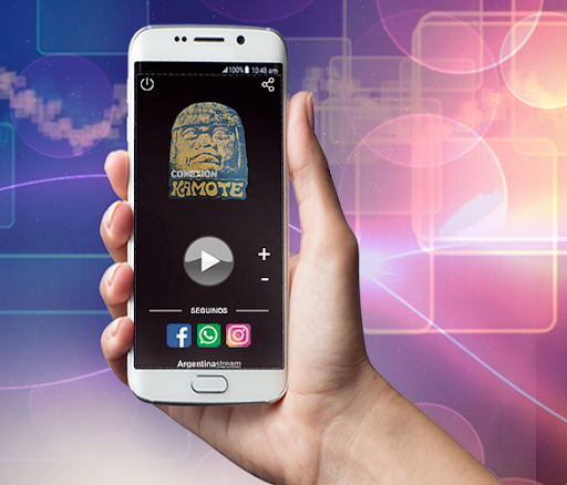 Android application Conexión Kamote screenshort
