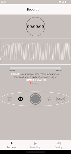 Voice Recorder Screenshot 4 - AppWisp.com