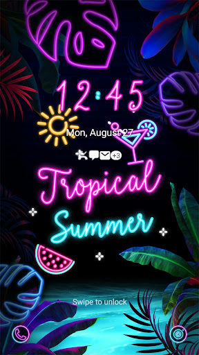 Tropical Summer - Wallpaper Screen 2