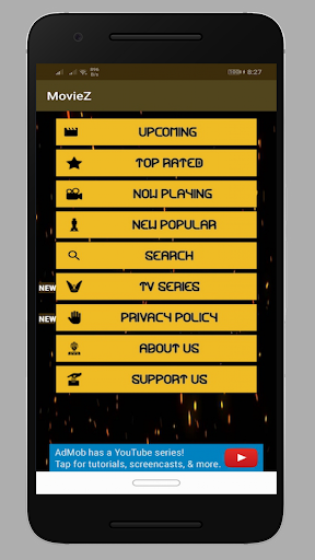 Android application MovieZ screenshort
