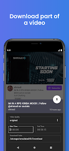 Captura 4 TDL: Download Video for Twitch android