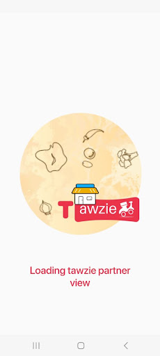 Android application Tawzie Partner screenshort