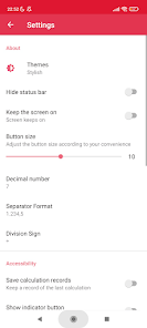 Captura de Pantalla 6 Calculadora: elegante moderna android