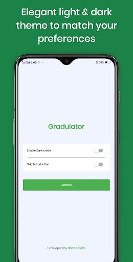 Android application Gradulator - GPA Calculator screenshort