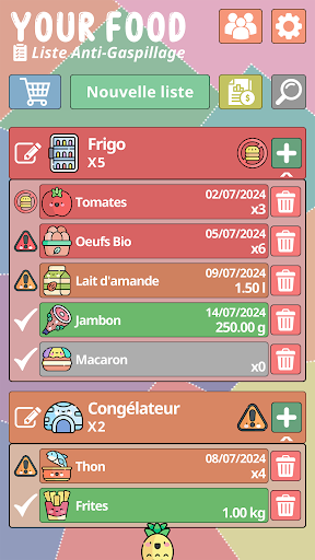 Aperçu de l'application