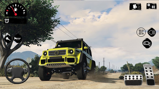 City Thief Jeep Simulator Game Screen 2