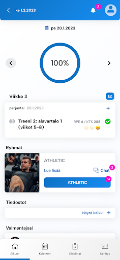 Versus Valmennus Screen 2