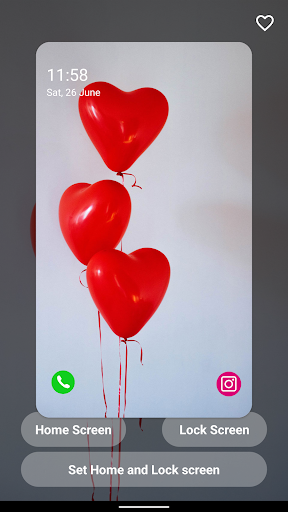 Android application Romantic Wallpapers - 4K screenshort