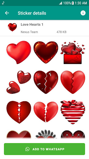 WASticker - Love Stickers Screen 2