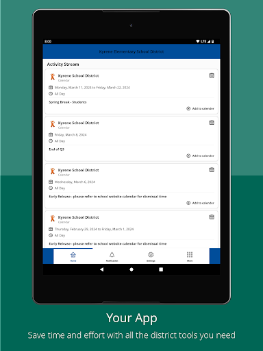 Kyrene School District Screen 3
