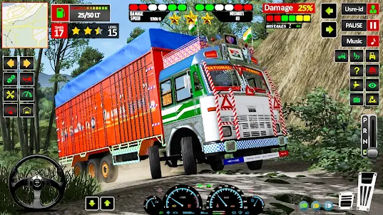 印度越野卡車遊戲 3d