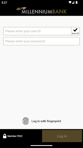 Millennium Bank Mobile Biz Screen 2