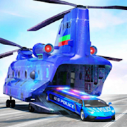 US Police Limo Transport, Aeroplane transport Game