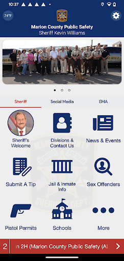 Android application Marion County AL Public Safety screenshort