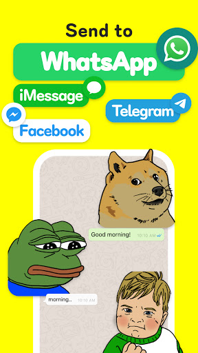 GIF Stickers for Whatsapp Chat Screen 2