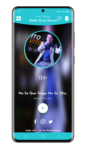 Android application Radio Ecua Stereo screenshort