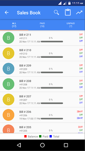 Bill Generator Screen 3