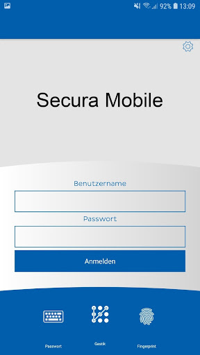 Android application Secura Mobile screenshort