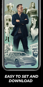 Captura de Pantalla 2 Elon Musk 4K Wallpapers android