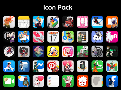 Icon Pack for Konoha Shinobi