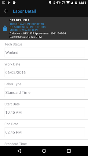Service Pro Mobile 2.13 Screen 3