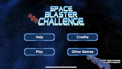 Android application Space Blaster Challenge screenshort