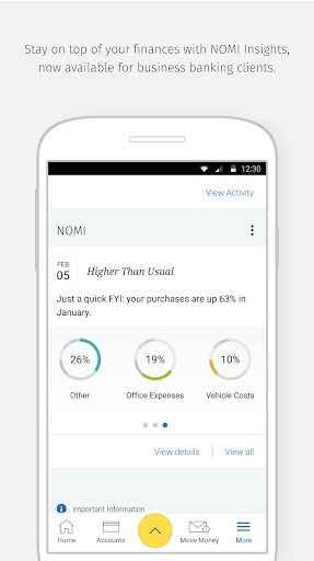 Screenshot of RBC Mobile