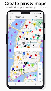 Megamap - Create pins & maps Unknown