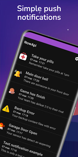 Android application NowApi screenshort