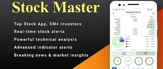 تطبيق Stock Master APK : أفضل تطبيق لتحليل الأسهم وتداولها