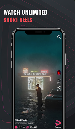Screenshot of Givvy Short Reels App