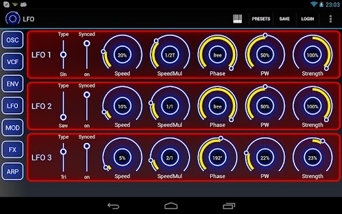 Heat Synthesizer Pro Captura de pantalla