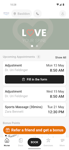 Android application Sensus Health screenshort