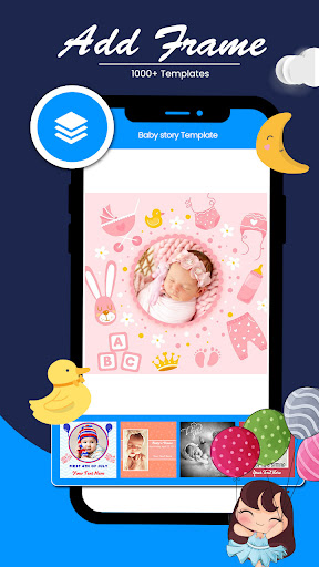Baby story Template and editor Screen 3