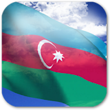 3D Azerbaijan Flag icon