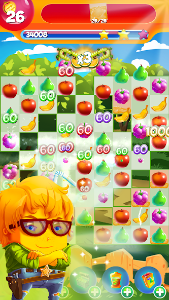 APK trò chơi hoa quả Match 3 Puzzle MOD [Unlimited money] v9.200.1