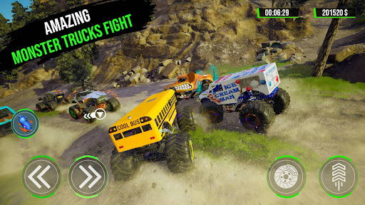 Android application Real Monster Truck Crash Derby screenshort