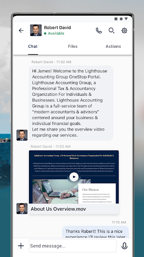 Lighthouse Accounting Group Screen 3