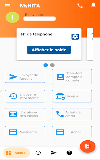 Android application MyNITA screenshort