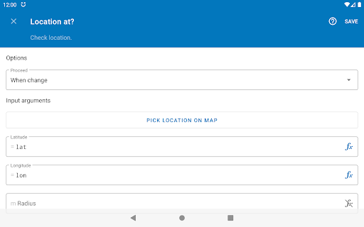 Screenshot of Automate