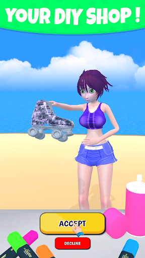 Android application Roller Skates DIY screenshort