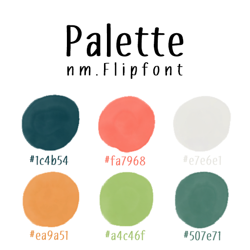NmPalette™ Latin FlipFont logo